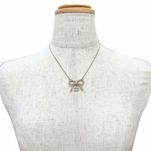CC Logo Pendant Necklace Metal