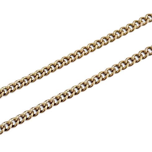 CC Logo Pendant Necklace Metal
