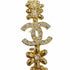 CC Logo Hoop Flower Earrings Metal Gold-Tone Metal