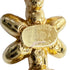CC Logo Hoop Flower Earrings Metal Gold-Tone Metal