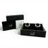 Cufflinks Sterling Silver and Stainless Steel with Onyx Bracelet