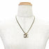 CC Logo Chain Pendant Necklace Gold-Tone Metal