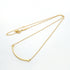 T Smile Pendant Necklace 18K Yellow Gold