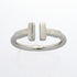 T Wire Ring 18K White Gold
