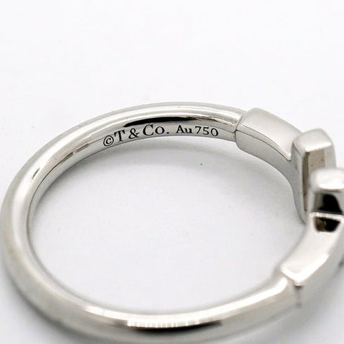 T Wire Ring 18K White Gold
