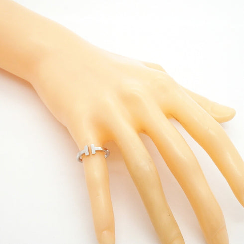 T Wire Ring 18K White Gold