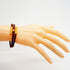 Bracelet Gold and Leather