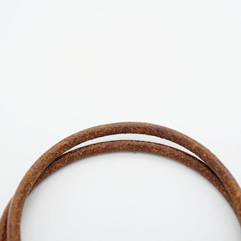 Bracelet Gold and Leather