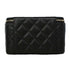 Classic Vanity Case with Chain Quilted Caviar Small