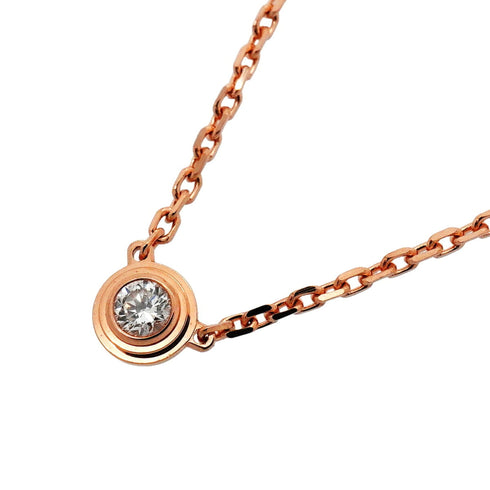 Damour XS Pendant Necklace 18K Rose Gold with Diamond