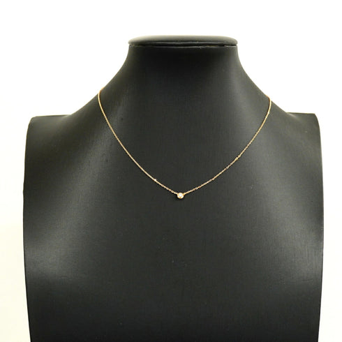 Damour XS Pendant Necklace 18K Rose Gold with Diamond