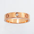 Mini Love Ring 18K Rose Gold and Diamond