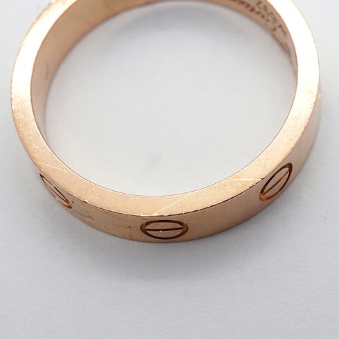 Mini Love Ring 18K Rose Gold and Diamond
