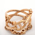 Chaine d'Ancre Chaos Ring 18K Rose Gold with Diamond