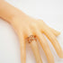 Chaine d'Ancre Chaos Ring 18K Rose Gold with Diamond