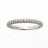 Soleste Ring Platinum with Diamonds Half Eternity