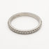 Soleste Ring Platinum with Diamonds Half Eternity