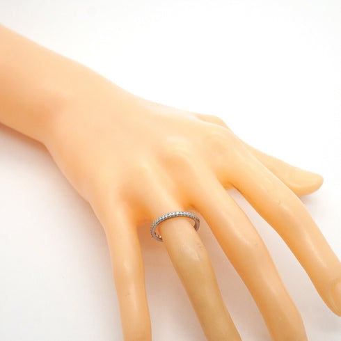 Soleste Ring Platinum with Diamonds Half Eternity