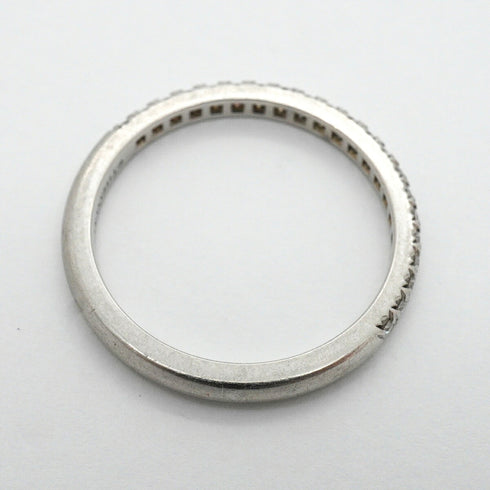 Soleste Ring Platinum with Diamonds Half Eternity