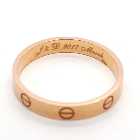 Love Ring 18K Rose Gold Mini