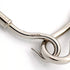 Jumbo Hook Bracelet Leather and Metal