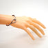 Jumbo Hook Bracelet Leather and Metal