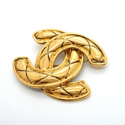 CC Logo Brooch Metal