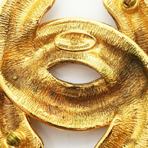 CC Logo Brooch Metal