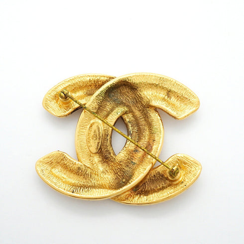 CC Logo Brooch Metal