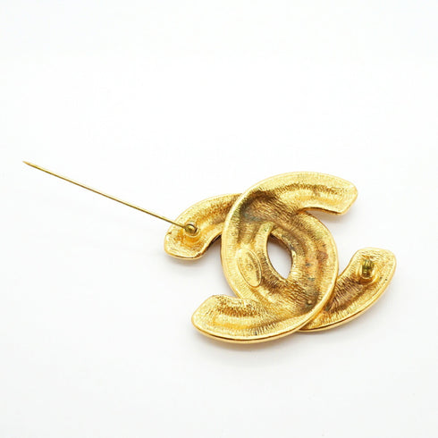 CC Logo Brooch Metal