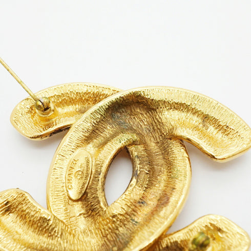 CC Logo Brooch Metal