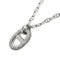 Pendant Necklace 18K White Gold with Diamond
