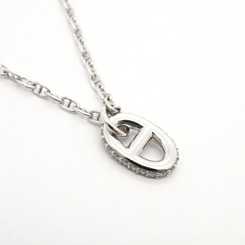 Pendant Necklace 18K White Gold with Diamond