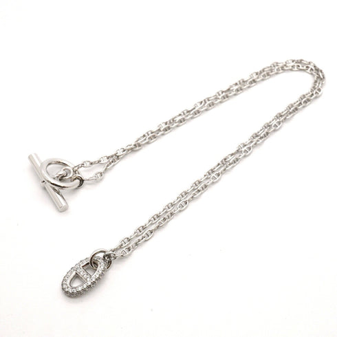Pendant Necklace 18K White Gold with Diamond
