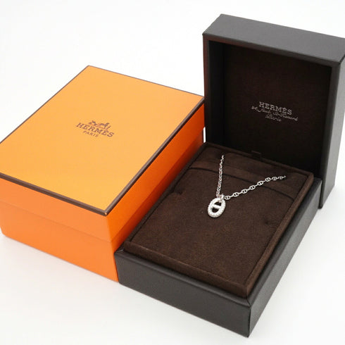 Pendant Necklace 18K White Gold with Diamond