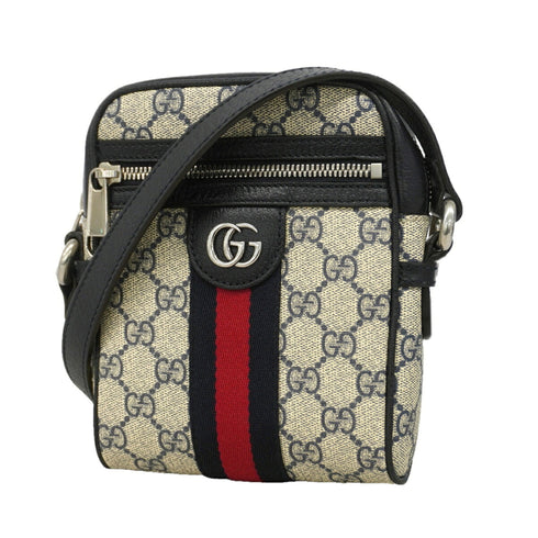 Ophidia Messenger Bag GG Coated Canvas Mini
