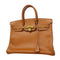 Birkin Handbag Brown Epsom with Gold Hardware 35