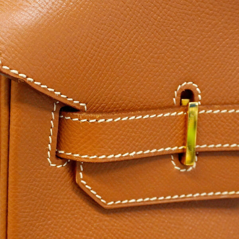 Birkin Handbag Brown Epsom with Gold Hardware 35