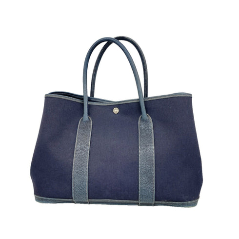 Garden Party Tote Toile and Leather 36