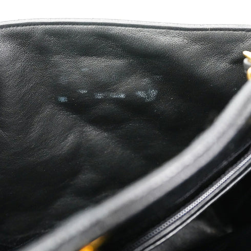 Classic CC Shopping Tote Quilted Caviar Large