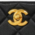 Classic CC Shopping Tote Quilted Caviar Large