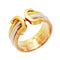 Vendome Louis Cartier Band Ring 18K Tricolor Gold