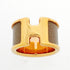 Olympe GM Ring Gold and Leather