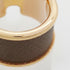 Olympe GM Ring Gold and Leather