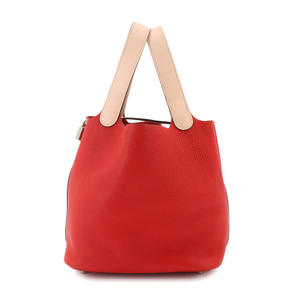 Bicolor Picotin Lock Bag Clemence with Swift PM
