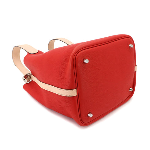 Bicolor Picotin Lock Bag Clemence with Swift PM