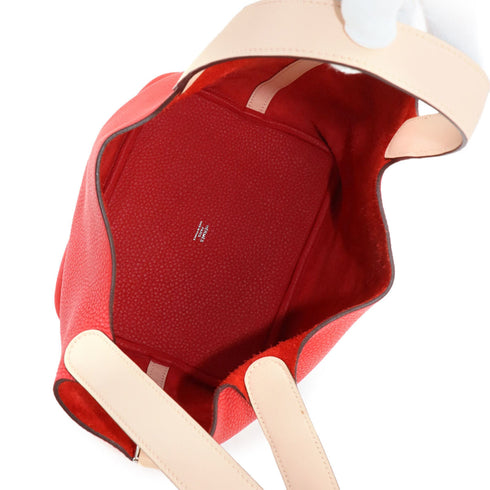 Bicolor Picotin Lock Bag Clemence with Swift PM
