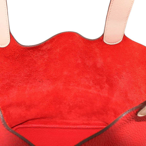Bicolor Picotin Lock Bag Clemence with Swift PM