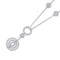 Astrale Cerchi Pendant Necklace 18K White Gold with Diamond
