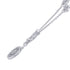 Astrale Cerchi Pendant Necklace 18K White Gold with Diamond